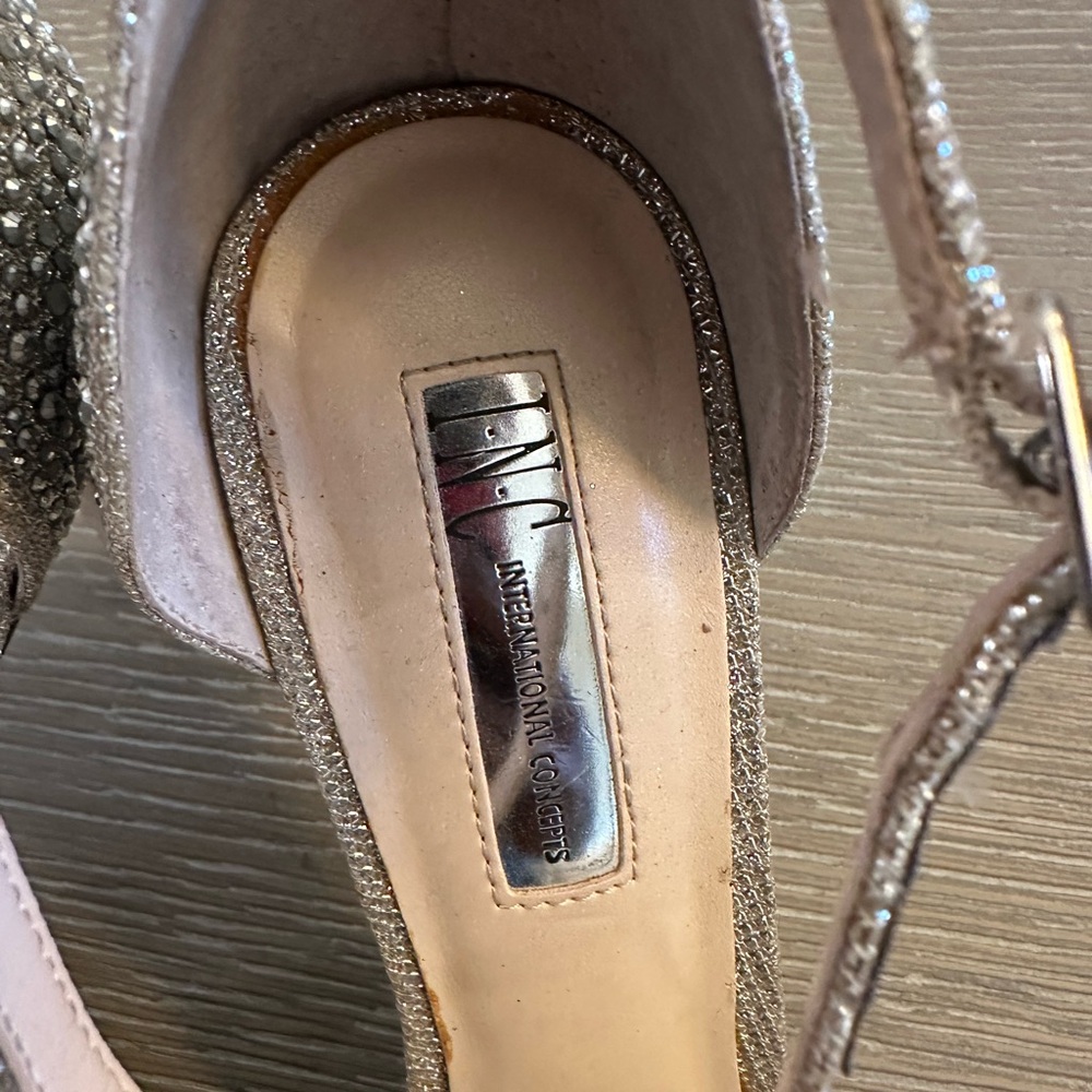 INC Women's Reesie Rhinestone Bow Evening Sandals - Picture 6 of 8